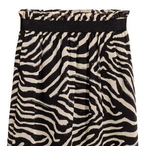 H&M Crinkled Chiffon Short Skirt, Size 6